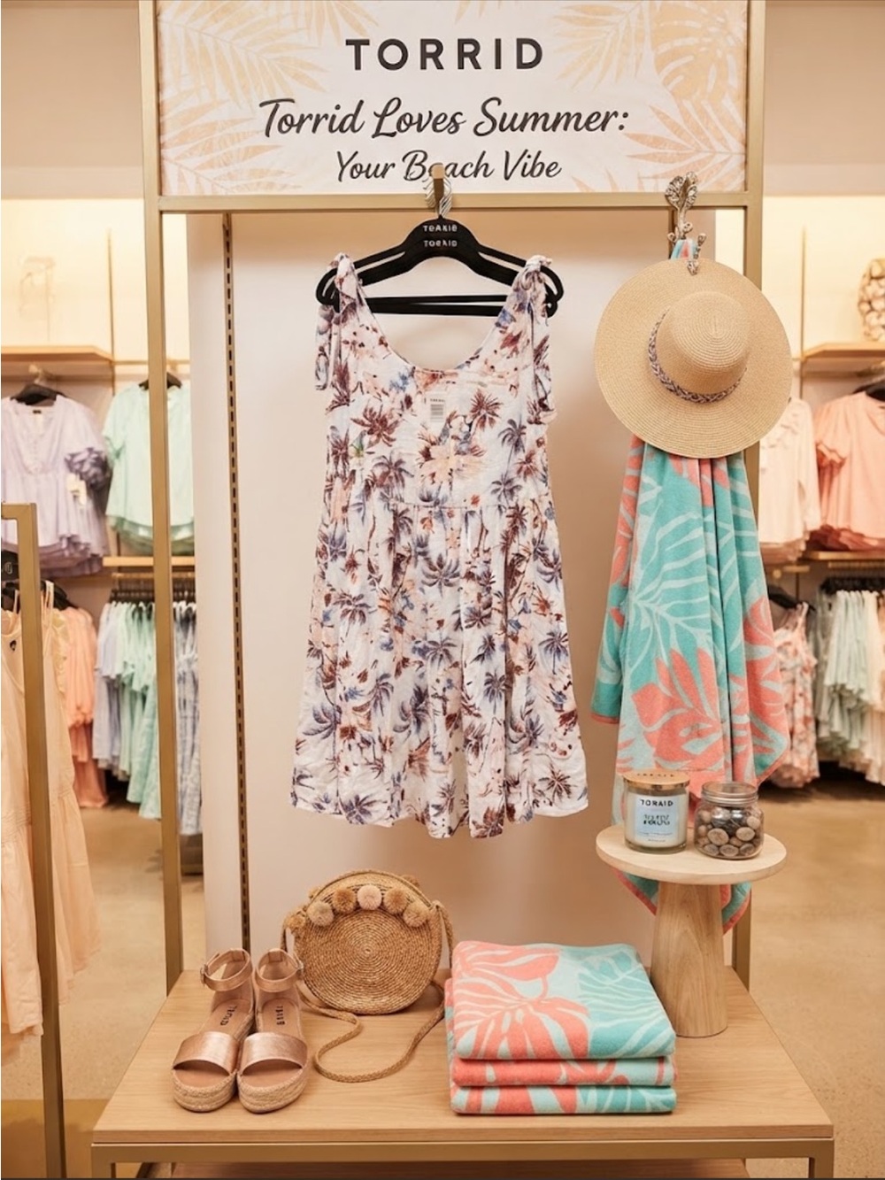 Torrid NWT mini swim cover up. Tie straps. - Picture 1 of 12